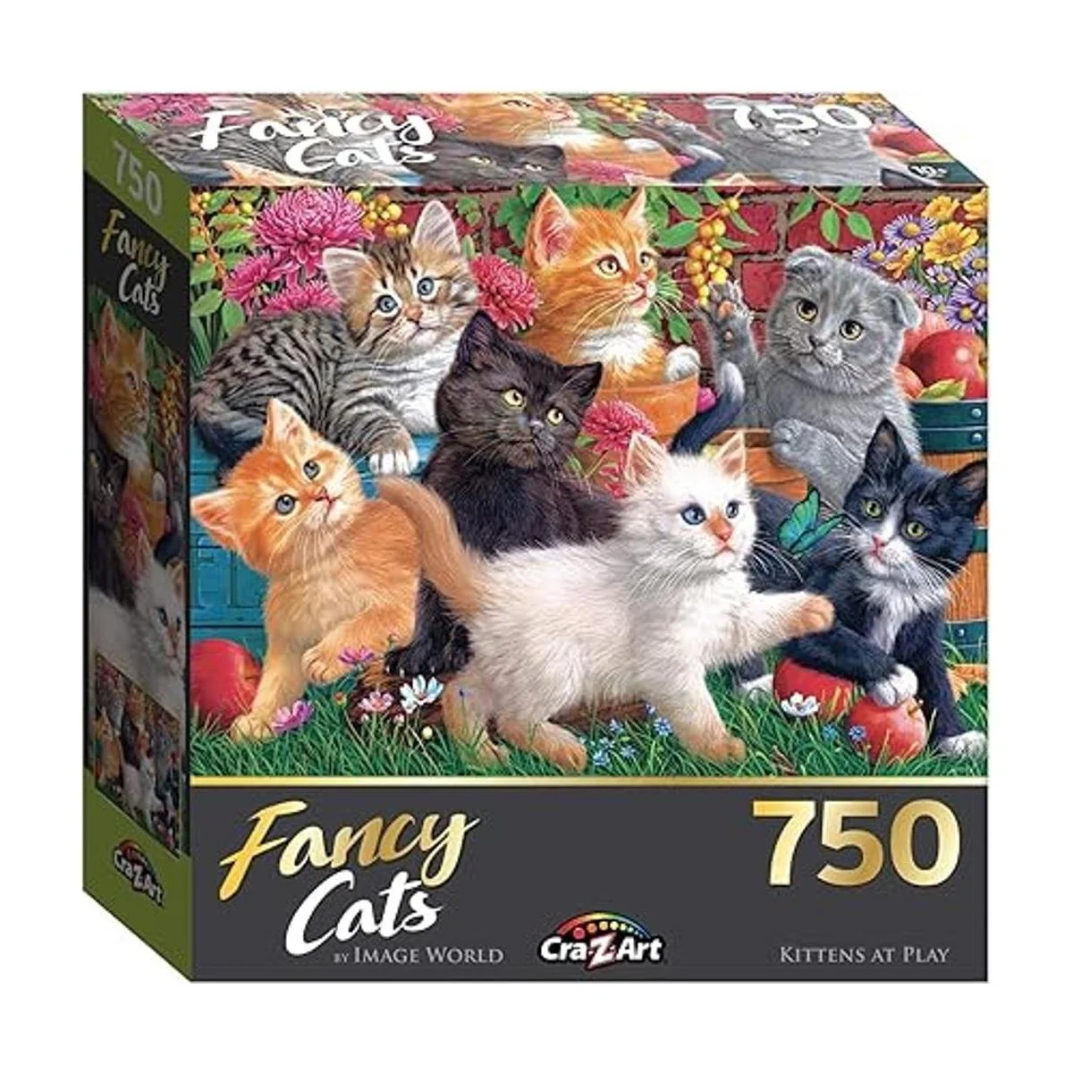 CraZArt Fancy Cats 750 Piece Jigsaw Puzzle Gatitos en el_2