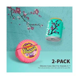 Paquete de 2 Linda funda para Airpod 21 3D de dibujos_2