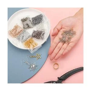 Hotop Juego de 1402 anillos de salto divididos anillo de_7