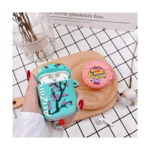 Paquete de 2 Linda funda para Airpod 21 3D de dibujos_4