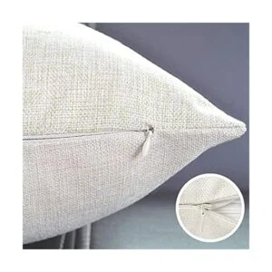 Smooffly Funda de almohada rústica gris amor lumbar de_5