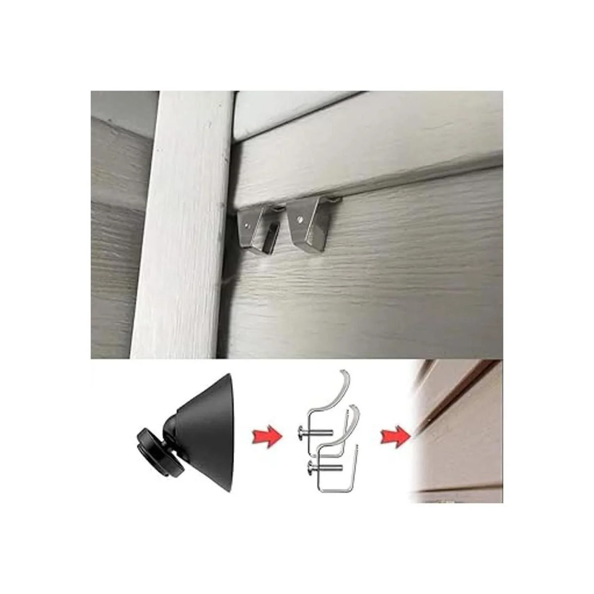 Ganchos de revestimiento de vinilo para cámara de exterior_4