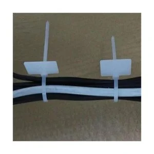 ITROLLE Nylon Marcador Cable Bridas 300 unids Blanco_5