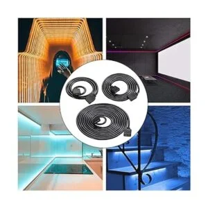 6 piezas de cable de extensión RGB de 4 pines cable de_7