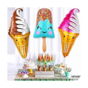 Kit de globos gigantes de helado 39 pulgadas_2
