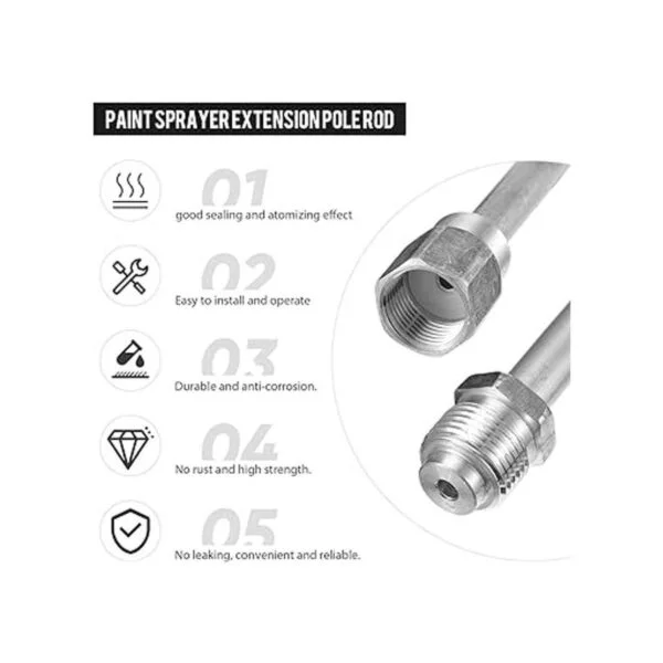 2 varillas de extensión de punta pulverizadora de pintura_4