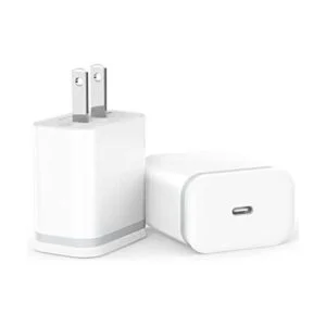 LUOATIP Paquete de 2 cargadores rápidos USB C de 20 W para_1