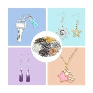 Hotop Juego de 1402 anillos de salto divididos anillo de_5