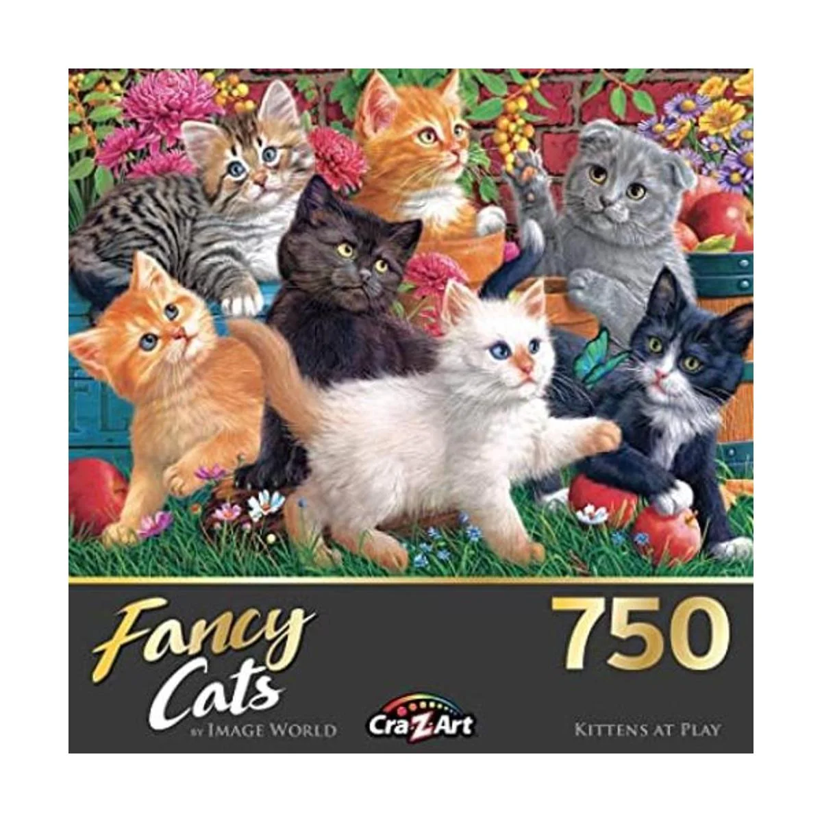 CraZArt Fancy Cats 750 Piece Jigsaw Puzzle Gatitos en el_1