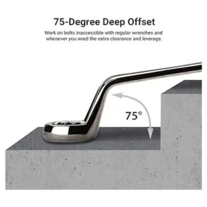 Capri Tools 14 x 516 pulg. 75 grados Deep Offset doble_2