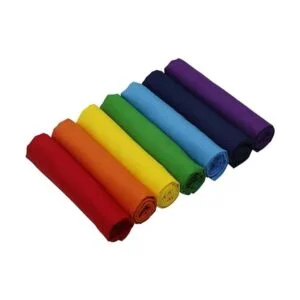 Aufodara Juego de 7 piezas de tela de algodón de 17.7 in_5