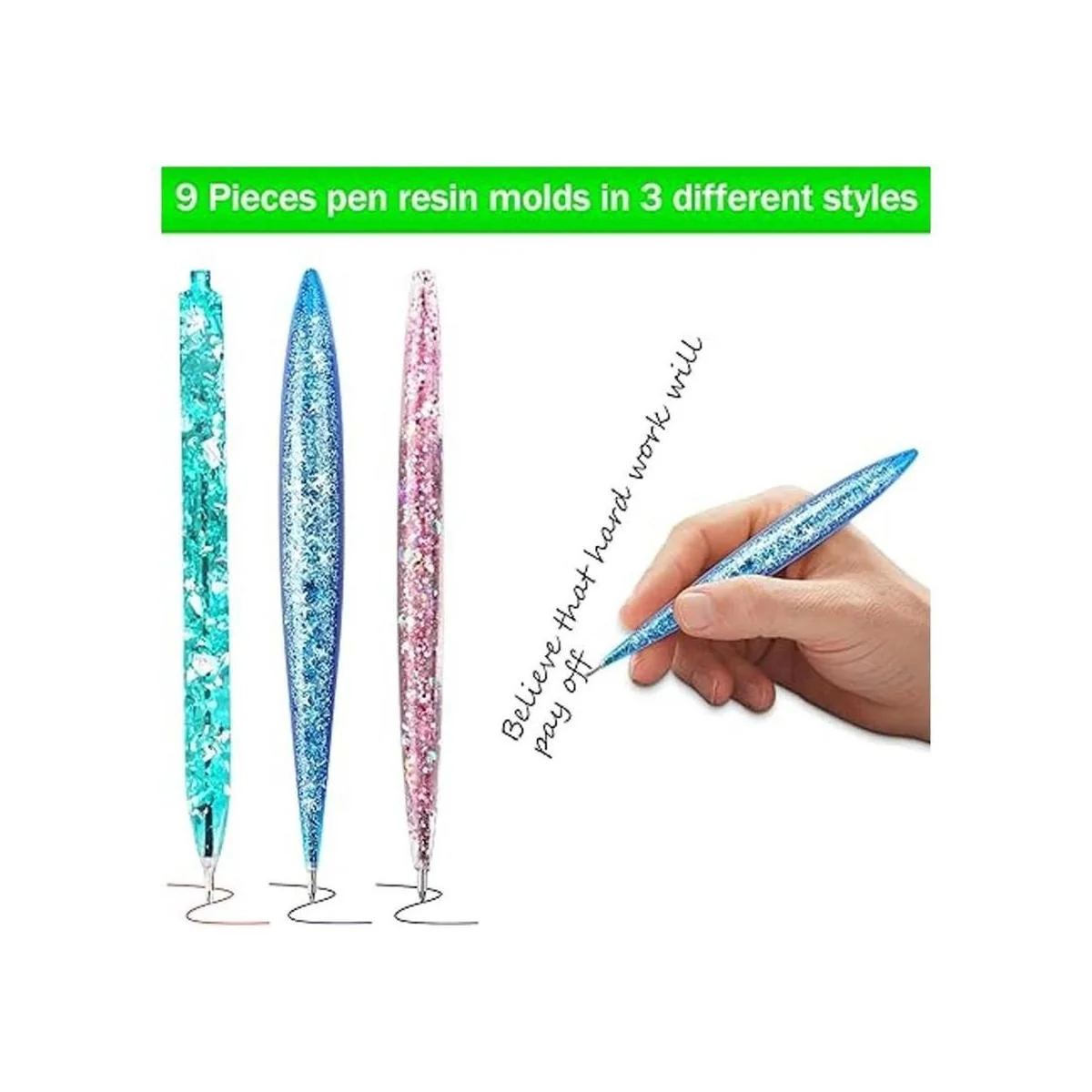 9 moldes de resina para bolígrafos moldes de resina epoxi_6