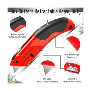 DIYSELE Cortador de cuchillos retráctil resistente con 4_5