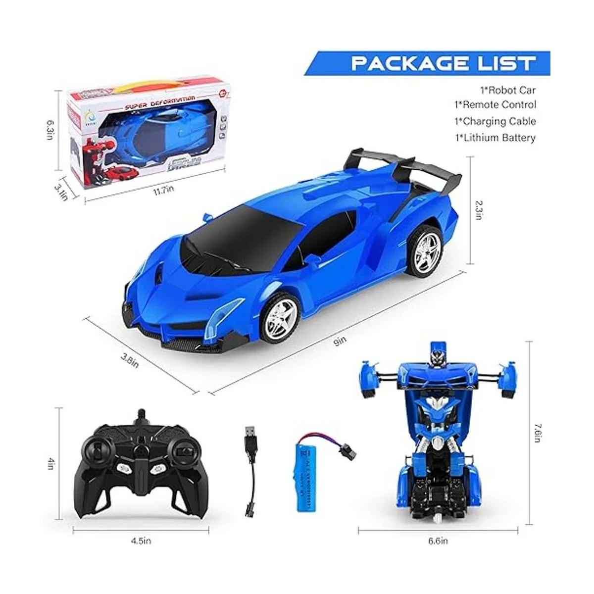 Coche de control remoto juguete para niños de 3 a 8 años_5