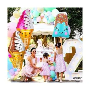 Kit de globos gigantes de helado 39 pulgadas_6