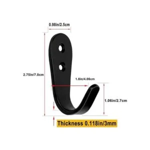 8 ganchos negros para pared ganchos resistentes para_2
