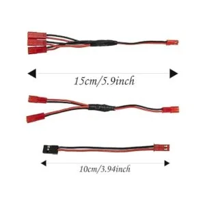 Vgoohobby 8 unids JST Plug Y Splitter JST a JR macho_5