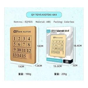 Cuberspeed Rompecabezas magnético Klotski rompecabezas de_6