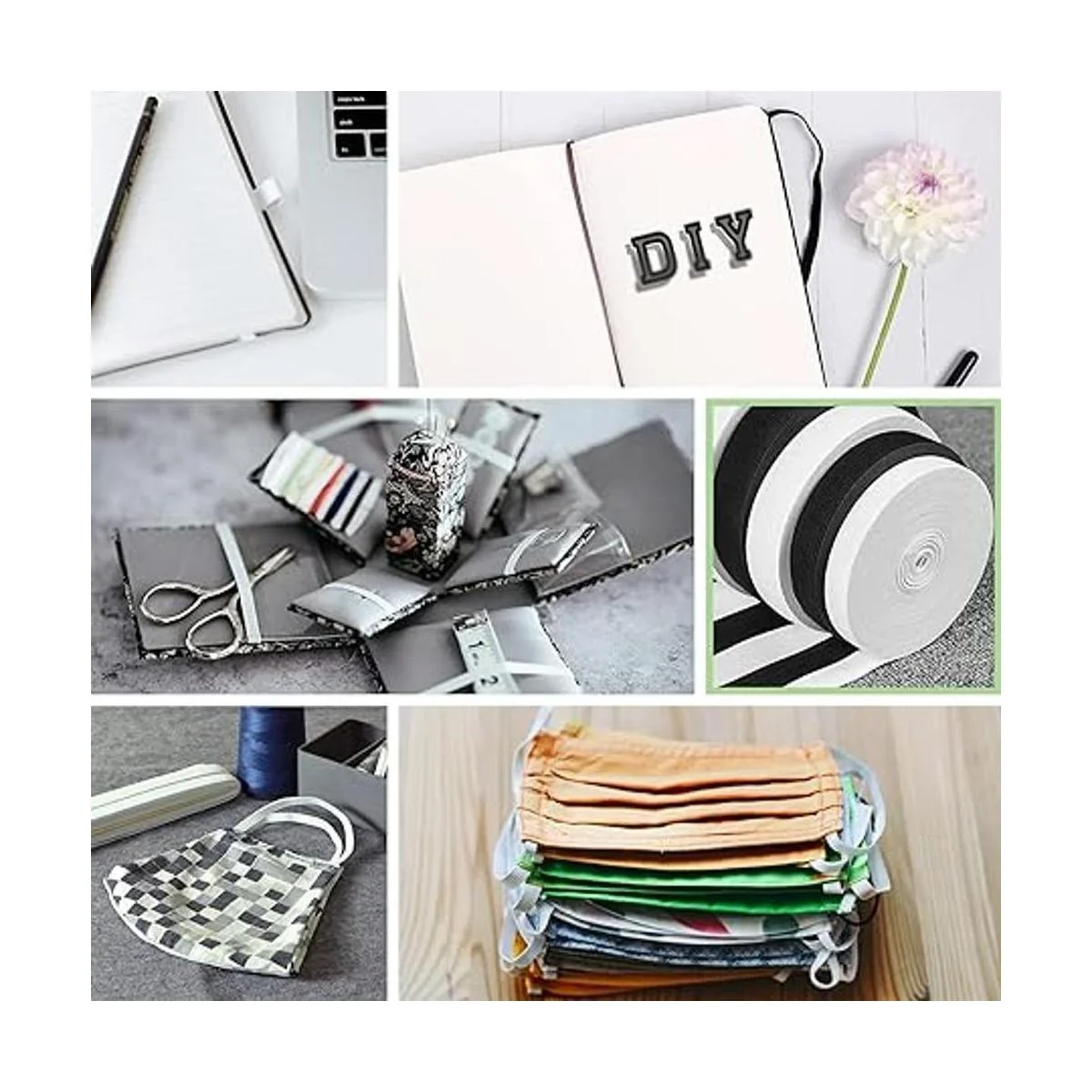 DailyTreasures 3 unidades de bandas elásticas planas de 30_7