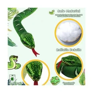 YOHAKI Peluche de serpiente peluche de serpiente_2