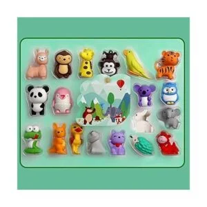 Borradores de lápices de animales 19 gomas de borrar de_4