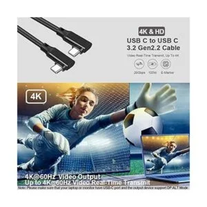 Cable USB C a USB C de 90 grados de 1.6 pies tipo 3.1_2