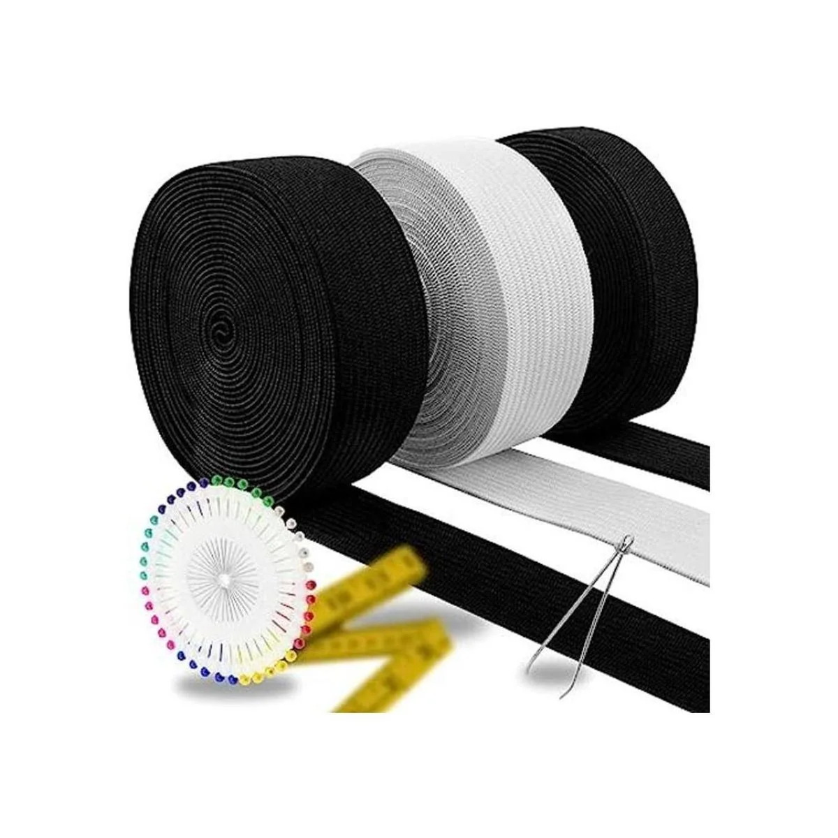 DailyTreasures 3 unidades de bandas elásticas planas de 30_1