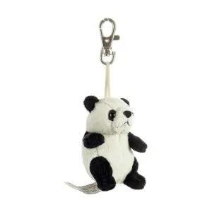 Dilly dudu Llavero de peluche de oso panda de 4 pulgadas_2