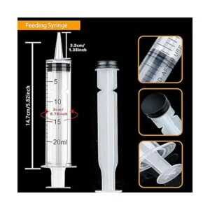 JIAYU Jeringa de plástico de 0.7 fl oz con tapa sellada_2