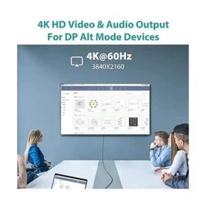 Cable USB C a USB C de 90 grados de 1.6 pies tipo 3.1_3