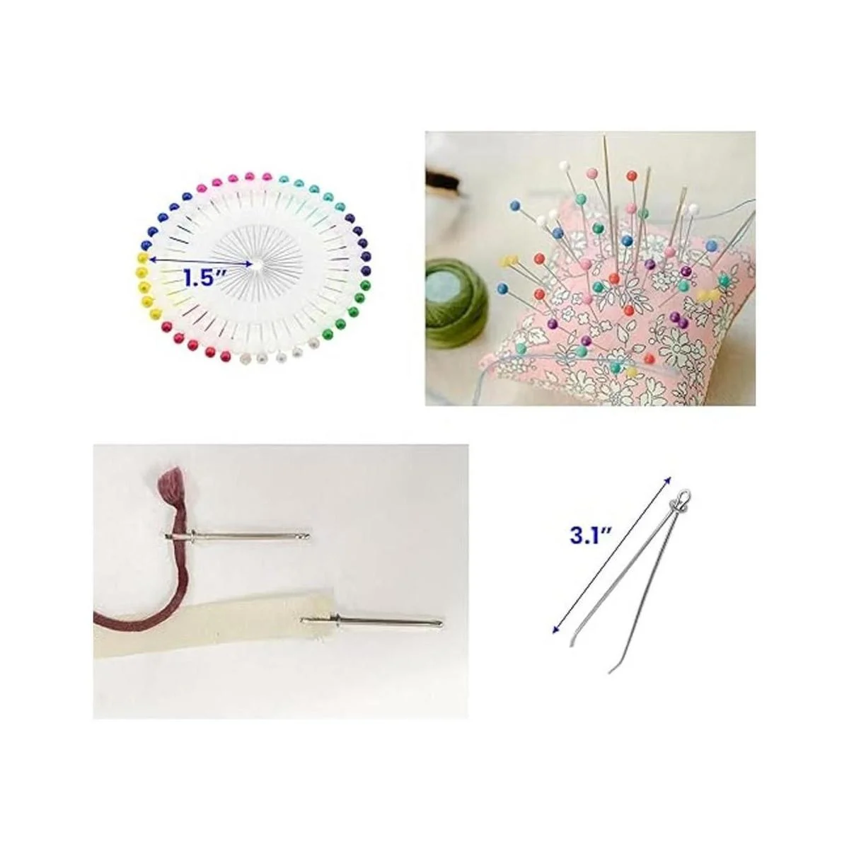 DailyTreasures 3 unidades de bandas elásticas planas de 30_5