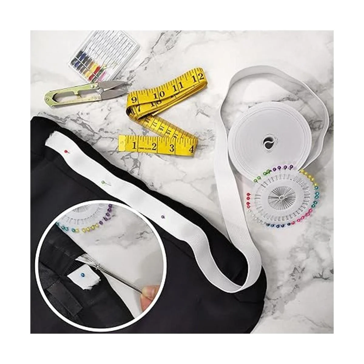 DailyTreasures 3 unidades de bandas elásticas planas de 30_2