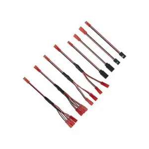 Vgoohobby 8 unids JST Plug Y Splitter JST a JR macho_6