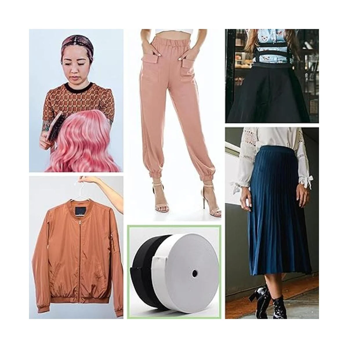 DailyTreasures 3 unidades de bandas elásticas planas de 30_6