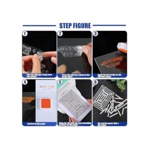 5 piezas de sellos transparentes sellos de silicona_7