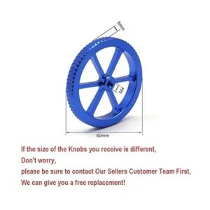 Zeberoxyz 4 piezas de tuerca de nivelación de aluminio de_3