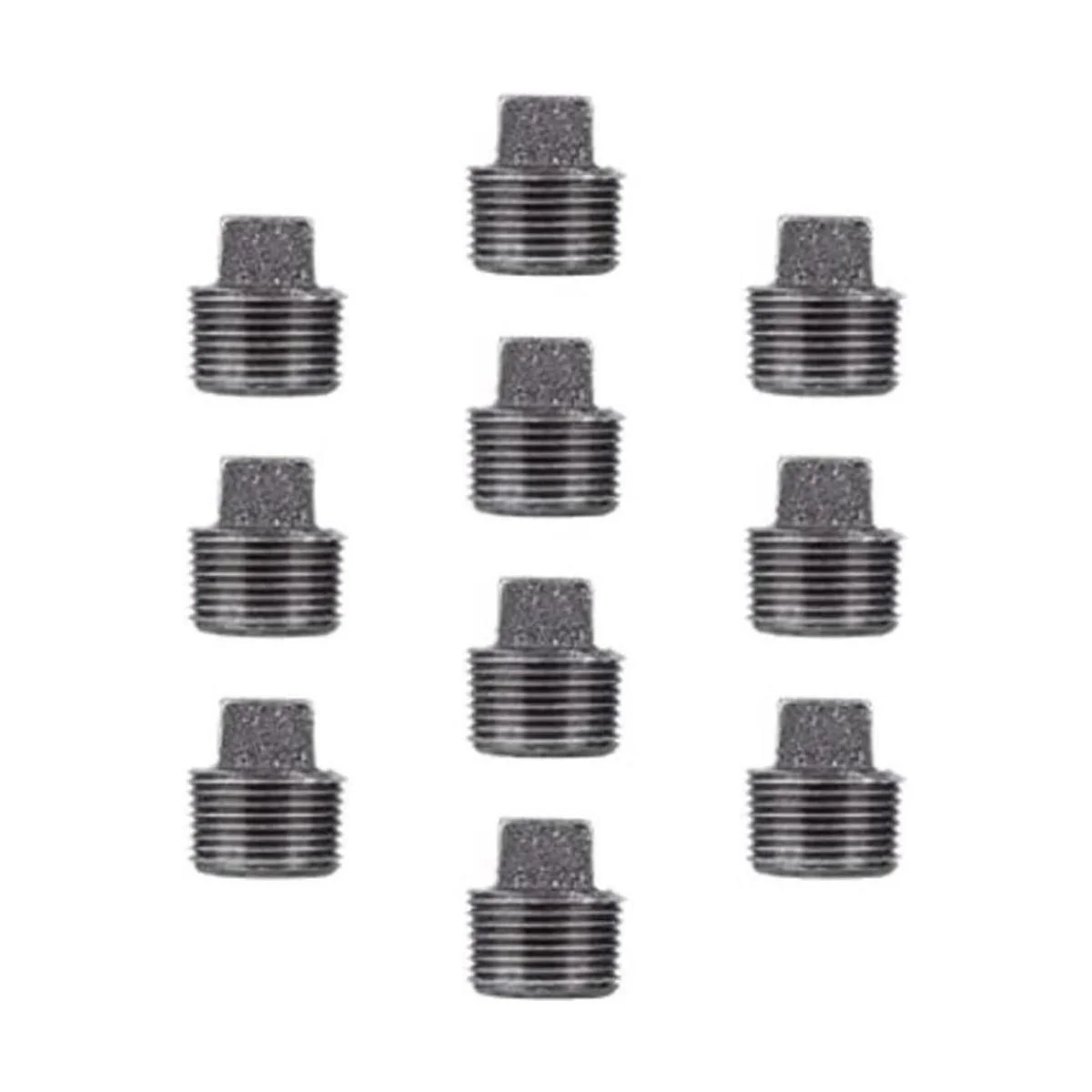 PIPE DCOR 12 pulg. Enchufe de hierro maleable negro_1