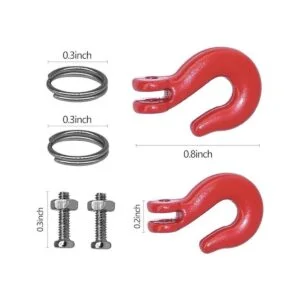 WEISHUJI Remolque ganchos accesorios con cadena gancho de_4