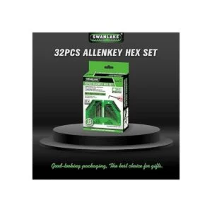 SWANLAKE Juego de 32 llaves hexagonales juego de llaves_2