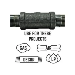 PIPE DCOR 12 pulg. Enchufe de hierro maleable negro_5