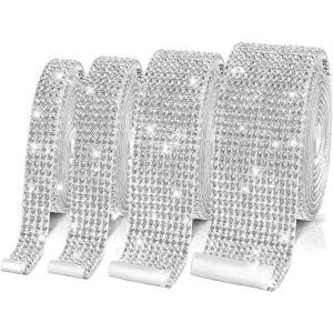 4 rollos de cinta autoadhesiva con diamantes de imitación_1