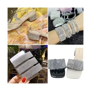 4 rollos de cinta autoadhesiva con diamantes de imitación_6