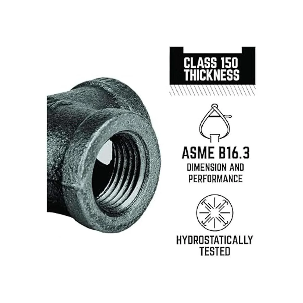 PIPE DCOR 12 pulg. Enchufe de hierro maleable negro_4