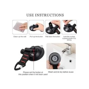 CONBOLA Ventosas de alta resistencia con ganchos para_3