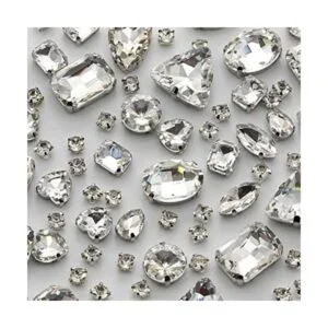 TANOSII 100 diamantes de imitación para coser formas_1