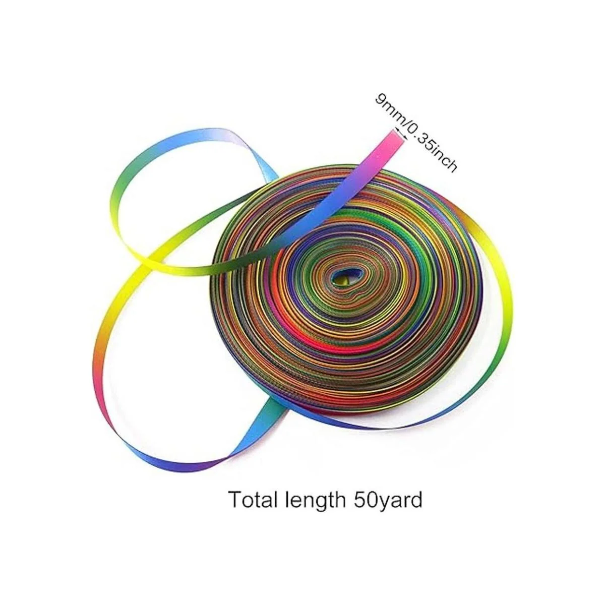 Honbay Cinta de satén de doble cara de 50 yardas de cinta_2