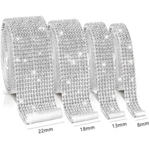 4 rollos de cinta autoadhesiva con diamantes de imitación_3