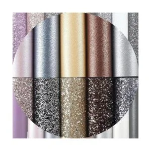 Picheng Juego de 16 hojas de cuero sintético sintético_4