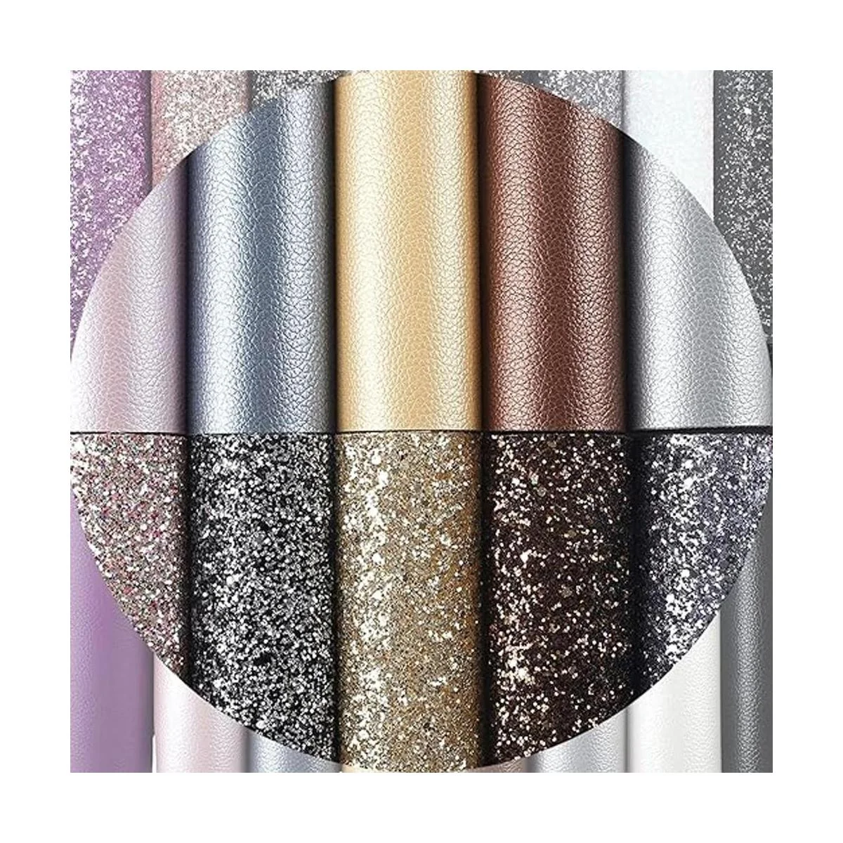 Picheng Juego de 16 hojas de cuero sintético sintético_4