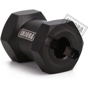 INJORA Hub hexagonal RC de 0.472 in con ruedas de latón_2